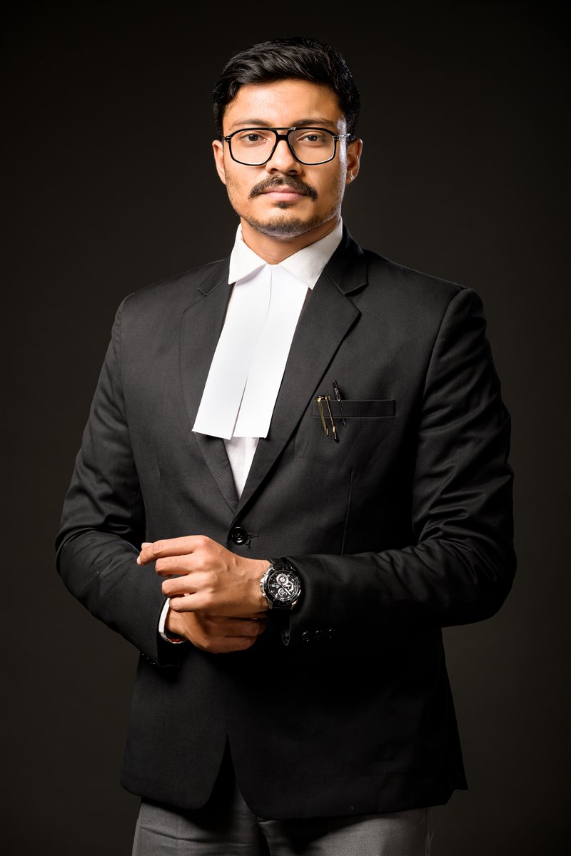 One of the ARS LAW founding advocates in a formal studio portrait.